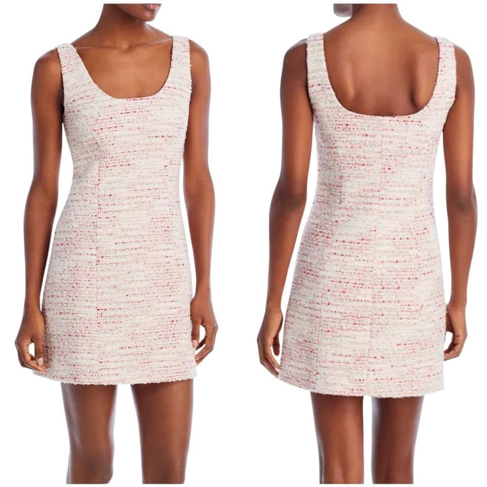 Aqua pink short lined Dress